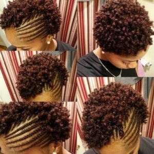 Cornrows and Finger Coils