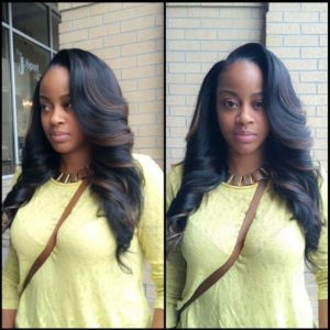 body wave with highlights