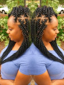 triangle part rope twists