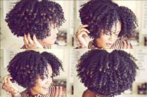 Braid Out With Colored Tips