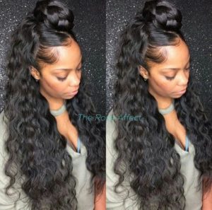 Remy Sew In With Braided Bun