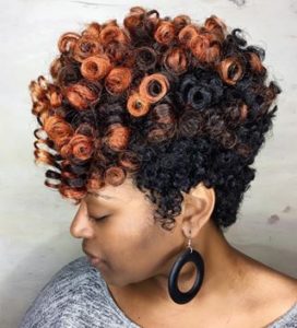 Two Toned Tapered Crochet Braids