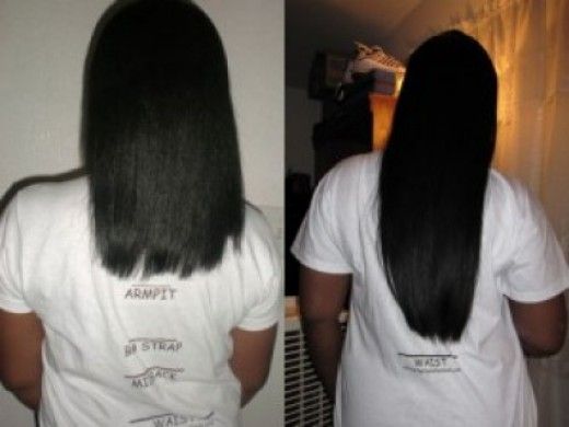 coconut oil for hair growth before and after
