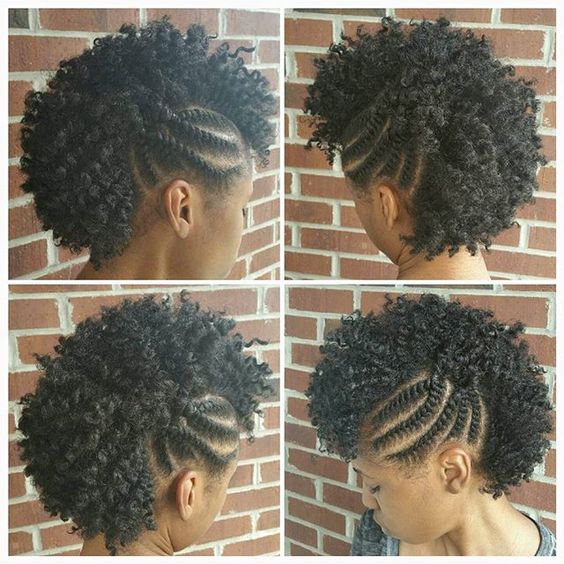 Flat Twists With Curls