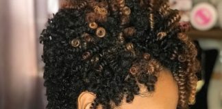 Tapered Crochet Curls With Highlights