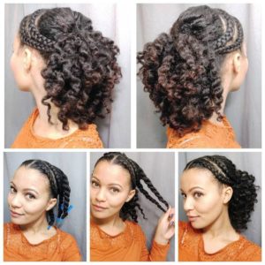 Braid Out Ponytail