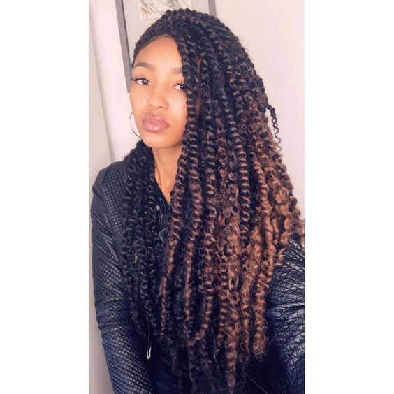 Medium-Sized Ombre Passion Twists