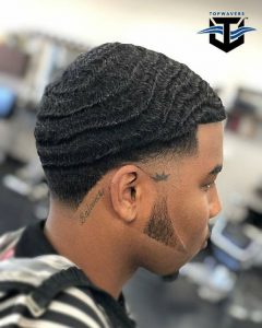 360 Waves With Sideburns