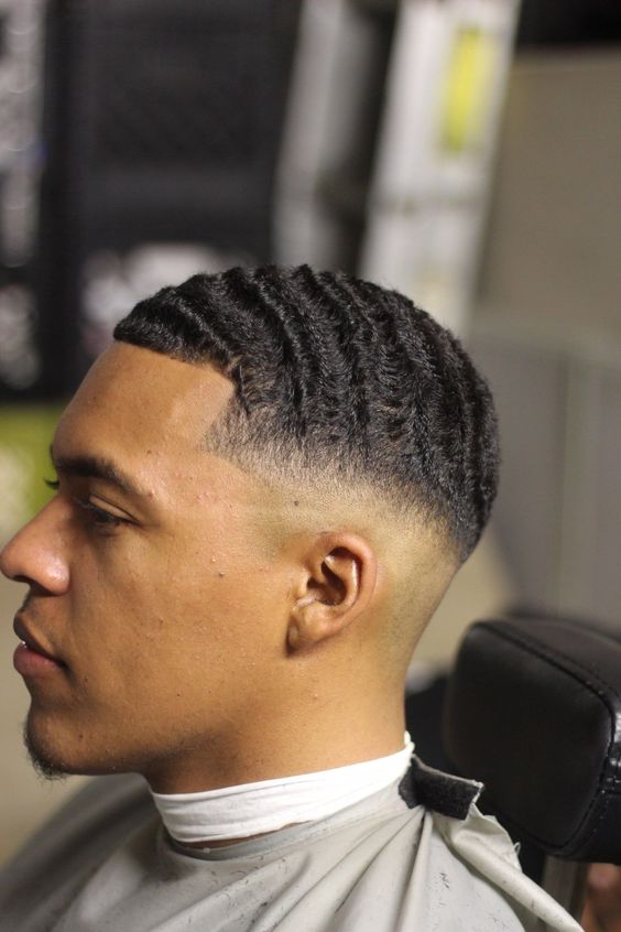 Low Fade With Thick Waves