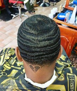 Waves With Shaved Design