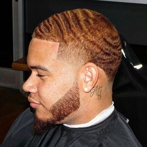 Waves and Beard on Red Hair