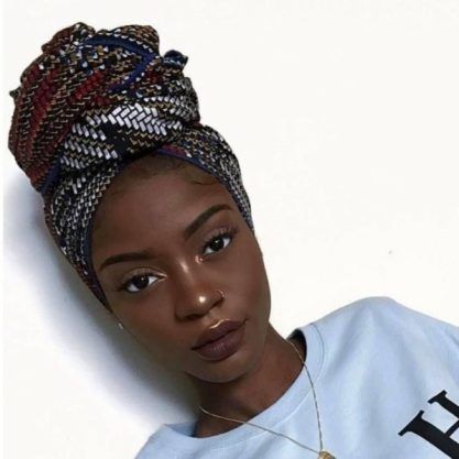Patterned High Head Wrap
