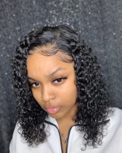 Curly Lace Front Wig With Baby Hairs