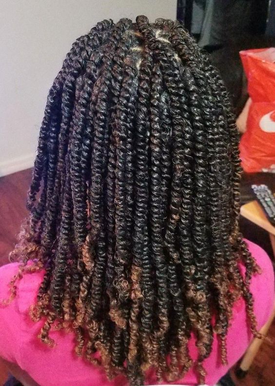 Ombre Spring Twists