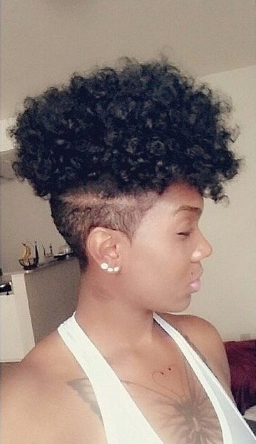 Shaved Mohawk Hairstyles For Black Women