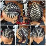 criss-cross cornrows