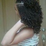 Kinky Twists Half Ponytail