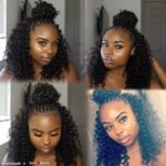 Half Up Half Down Crochet Braids