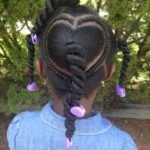 Chunky Twists With Cornrowed Heart