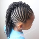 Cornrowed Frohawk