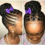 Cornrows With High Bun