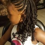 Half Up Half Down Box Braids