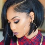 asymmetrical bob sew in