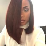 asymmetrical long bob