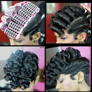 finger waves and curls
