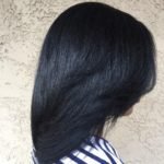 healthy relaxed hair