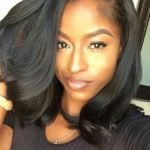 silk press natural hair