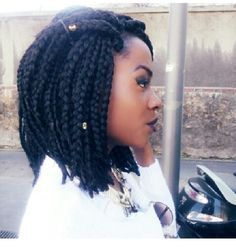 thick bob braids with beads
