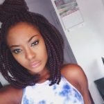Bob Braids With High Bun