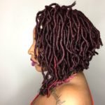 Faux Locs Stacked Bob