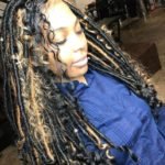 Messy Multi Colored Goddess Locs