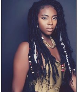 accessorized goddess locs