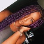 deep purple box braids