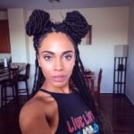 double buns goddess locs