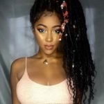 goddess locs high pony