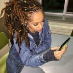 goddess locs side ponytail