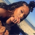 goddess locs top knot