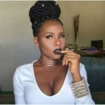 high bun goddess locs