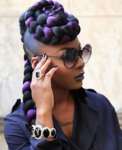purple jumbo braid