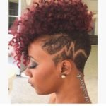 frohawk with shaved design