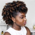 frohawk with two toned curls