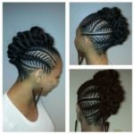 iverson braids faux hawk
