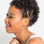 short frohawk with flat twists