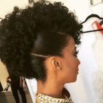 sleek curly frohawk