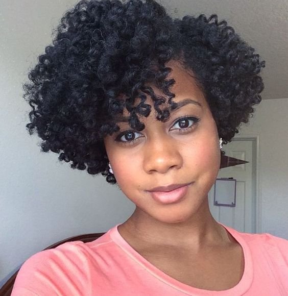 black natural hairstyles for medium length hair