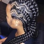 zig zag straight back cornrows